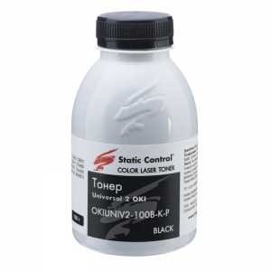 Тонер OKI Універсальний Color, Black (OKIUNIV2-100B-K-P) 100g SCC