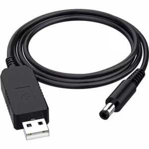 Кабель-перетворювач напруги USB to DC, 5V-12V 0,8 А, 1 А, 1m  (USBDC512)