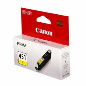 Заправка картриджа CANON CLI-451Y Yellow (6526B001)