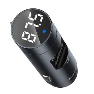 АЗП Baseus FM Launcher Energy Column 3.1A 2USB (CCNLZ-0G)