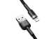 Кабель USB to Lightning Baseus Cafule, 1.5A, 2 м, чорний (CALKLF-CG1)