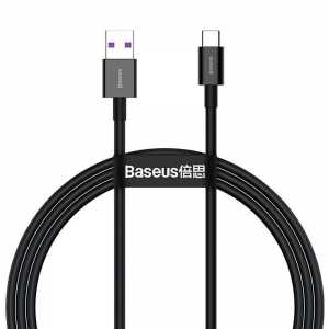 Кабель USB to Type-C Baseus Superior Series. 2m 66W PD. чорний (CATYS-A01)
