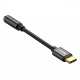 Перехідник AUX Type-C to 3.5mm Female Baseus L54 чорний (CATL54-01)