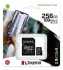 Карта пам’яті MicroSD 256Gb Kingston Canvas Select Plus (class 10 UHS-I  + SD адаптер)