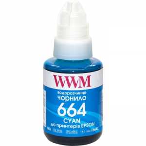 Чорнило EPSON L110 Cyan (E664C) 140g WWM