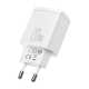 МЗП Baseus Compact Quick Charger 20W (Type-A+Type-C) (білий)
