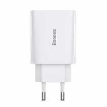 МЗП Baseus Speed Mini PD Charger 20W, Type-C, white (CCFS-SN02)