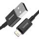 Кабель USB to Lightning Baseus Superior Series, 2.4A 1м., чорний (CALYS-A01)