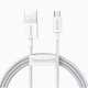 Кабель USB to microUSB Baseus Superior Series,  2A 1м,  білий (CAMYS-02)