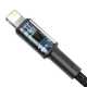 Кабель Type-C to Lightning, Baseus Superior Series, 20W 2.4A  1м, чорний (CATLYS-A01)