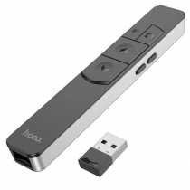 Лазерна вказівка для презентацій HOCO GM202 Smart PPT, silver (6942007634618)