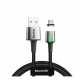 Кабель USB to microUSB Baseus Zinc Magnetic,  2 A 1м,  чорний (CAMXC-H01)
