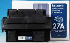 Заправка картриджа HP №27A Black (C4127A)