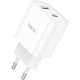 МЗП Hoco C80A Plus Rapido 20W, USB + Type-C, білий (6931474779885)