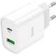 МЗП Hoco C80A Plus Rapido 20W, USB + Type-C, білий (6931474779885)