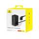 МЗП Baseus PowerCombo Tower 100W, 2 USB-A  2 USB-C  3 AC, з кабелем 1.5m, чорний (E00023609113-00)