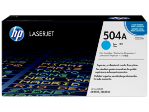 Заправка картриджа HP №504A Cyan (CE251A)+чіп