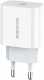 МЗП Borofone BA38A Plus Speedy PD, 20W 3A, білий (BA38AW)