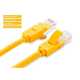 Патчкорд RJ45 5.0m Cat 5e U/UTP UGREEN, жовтий (UGR-11233)
