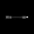 Кабель USB to Lightning Rollingsquare inCharge® Mini брелок, 2.4A 0.1м, чорно-сірий (PROBA)