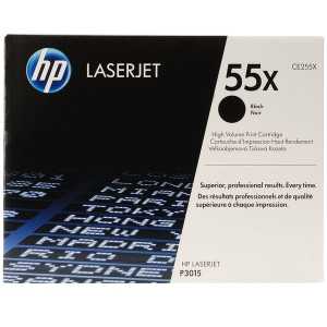 Заправка картриджа HP №55X Black (CE255X)