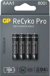 Акумулятор GP Recyko Pro 800mAh AAA (GP85AAAHCB-2EB4) (за ШТ)