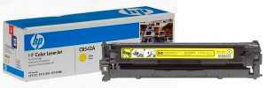 Заправка картриджа HP №125A Yellow (CB542A)+чіп