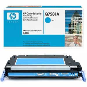 Заправка картриджа HP №501A Cyan (Q7581A)+чіп