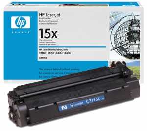 Заправка картриджа HP №15X Black (C7115X)