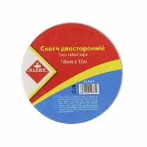 Клейка стрічка 18/10 двохстор.,Klerk