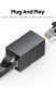 Сплітер UGREEN NW114 RJ45 Network, black (UGR-30718)