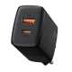 МЗП Baseus Compact Quick Charger, 20W QC+ PD, (USB+Type-C) чорний (CCXJ-B01)