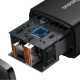 МЗП Baseus Compact Quick Charger, 20W QC+ PD, (USB+Type-C) чорний (CCXJ-B01)