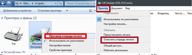 Очистіть чергу друку
