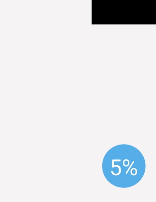 5% заповнення малим